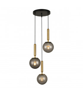 Ravena Modern 3 Light Cluster Pendant Ceiling Light E27 LED-1
