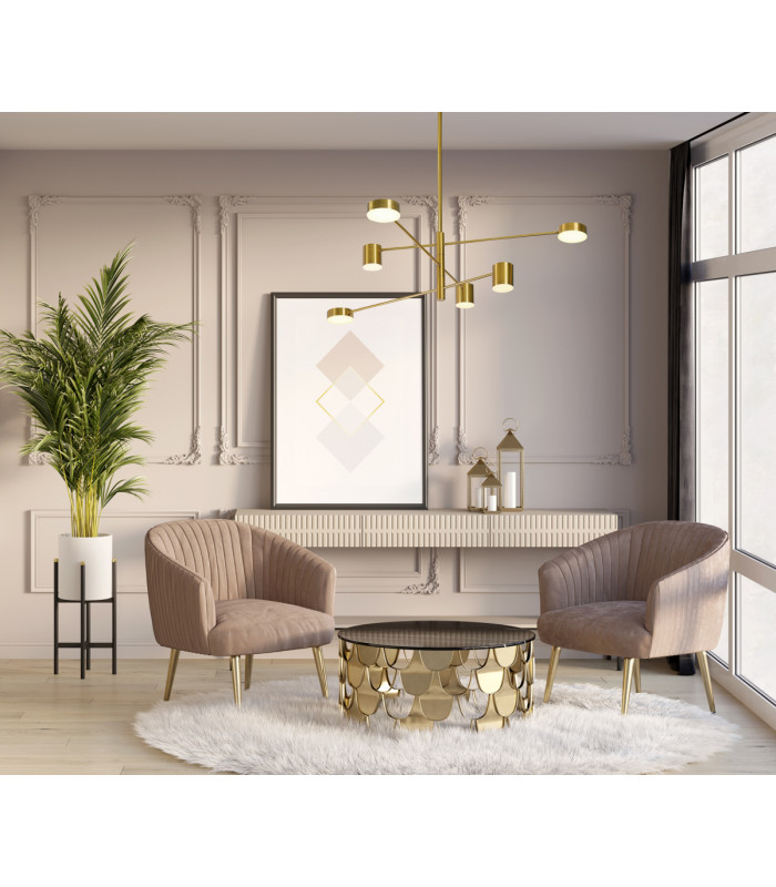 Remdal Modern Multi Arm Pendant Ceiling Light LED 3000K-3