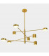 Remdal Modern Multi Arm Pendant Ceiling Light LED 3000K-1