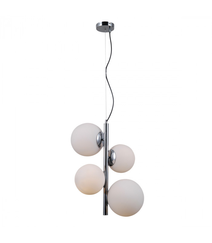 Riga Modern 2 Light Globe Pendant Ceiling Light E27+E14-2
