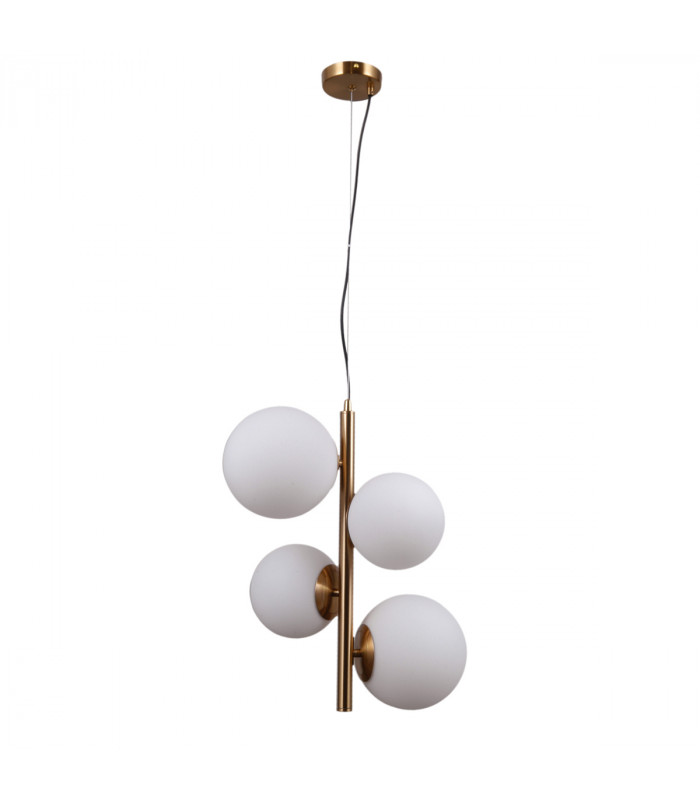 Riga Modern 2 Light Globe Pendant Ceiling Light E27+E14-1