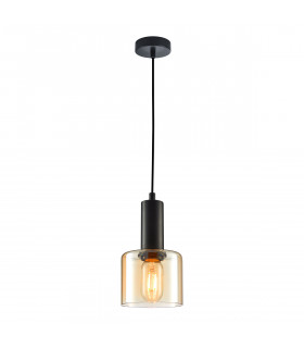 Santia Modern 1 Light Dome Pendant Ceiling Light E27-1
