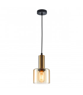 Santia Modern 1 Light Dome Pendant Ceiling Light E27-1