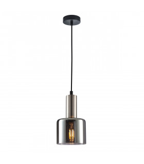 Santia Modern 1 Light Dome Pendant Ceiling Light E27-1