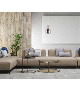 Santia Modern 1 Light Dome Pendant Ceiling Light E27-3