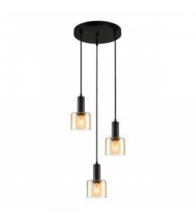 Santia Modern 3 Light Cluster Pendant Ceiling Light E27-1