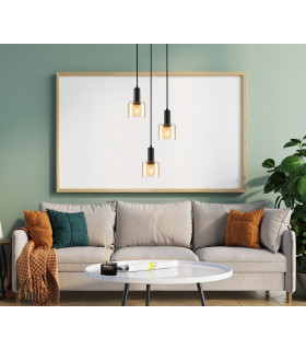 Santia Modern 3 Light Cluster Pendant Ceiling Light E27-3