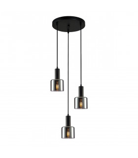 Santia Modern 3 Light Cluster Pendant Ceiling Light E27-1