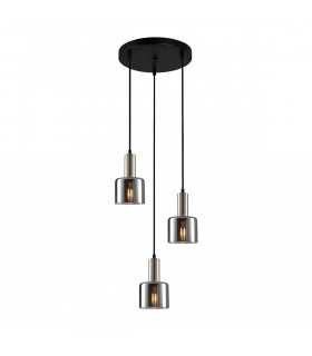 Santia Modern 3 Light Cluster Pendant Ceiling Light E27-1