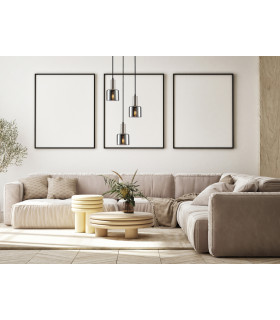 Santia Modern 3 Light Cluster Pendant Ceiling Light E27-3