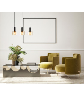 Santia Modern 3 Light Bar Pendant Ceiling Light E27-3