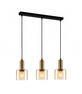 Santia Modern 3 Light Bar Pendant Ceiling Light E27-1