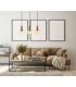 Santia Modern 3 Light Bar Pendant Ceiling Light E27-3