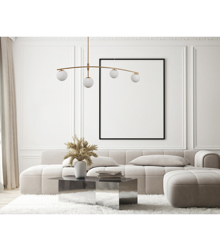 Senai Modern 4 Light Bar Pendant Ceiling Light G9-3