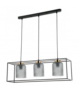 Sinella Industrial Retro 3 Light Bar Pendant Ceiling Light E27-1