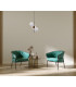 Stelia Modern 3 Light Globe Pendant Ceiling Light E14-3