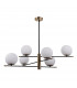 Stelia Modern 6 Light Globe Pendant Ceiling Light E14-1