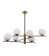 Stelia Modern 6 Light Globe Pendant Ceiling Light E14-2