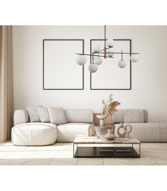 Stelia Modern 9 Light Globe Pendant Ceiling Light E14-3