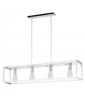 Sigalo Industrial Retro 4 Light Bar Pendant Ceiling Light E27-1