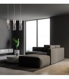 Cordell Crystals 3 Light Bar Pendant Ceiling Light GU10-3