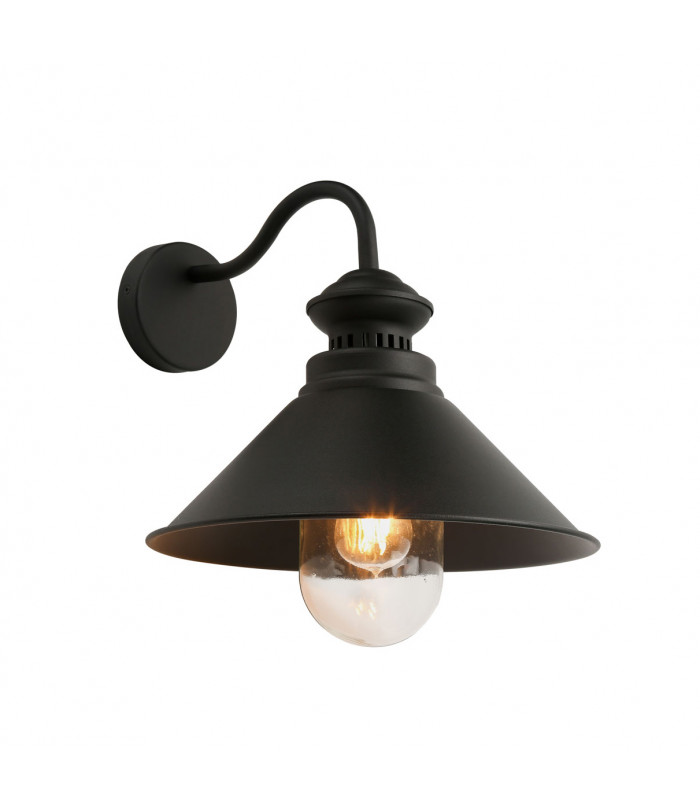 Manesto Classic 1 Light Dome Wall Lamp E27-1