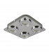 Aurore Modern 4 Light Shade Cluster Ceiling Light LED 3000K-1