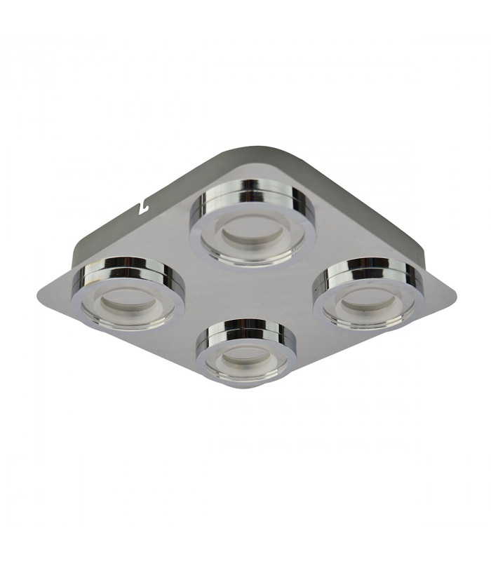 Aurore Modern 4 Light Shade Cluster Ceiling Light LED 3000K-1
