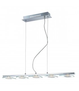 Bill Modern 5 Light Integrated LED Pendant Ceiling Light 3000K-1
