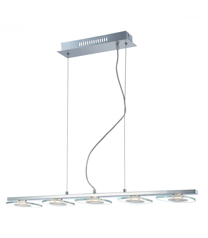Bill Modern 5 Light Integrated LED Pendant Ceiling Light 3000K-1