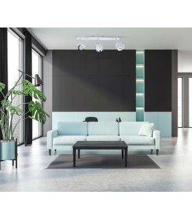 Calasa Modern 3 Light Ceiling Spotlight Bar GU10-3