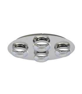 Calvin Modern 4 Light Shade Cluster Ceiling Light LED 3000K-1
