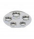 Elias Modern 5 Light Shade Cluster Ceiling Light LED 3000K-1
