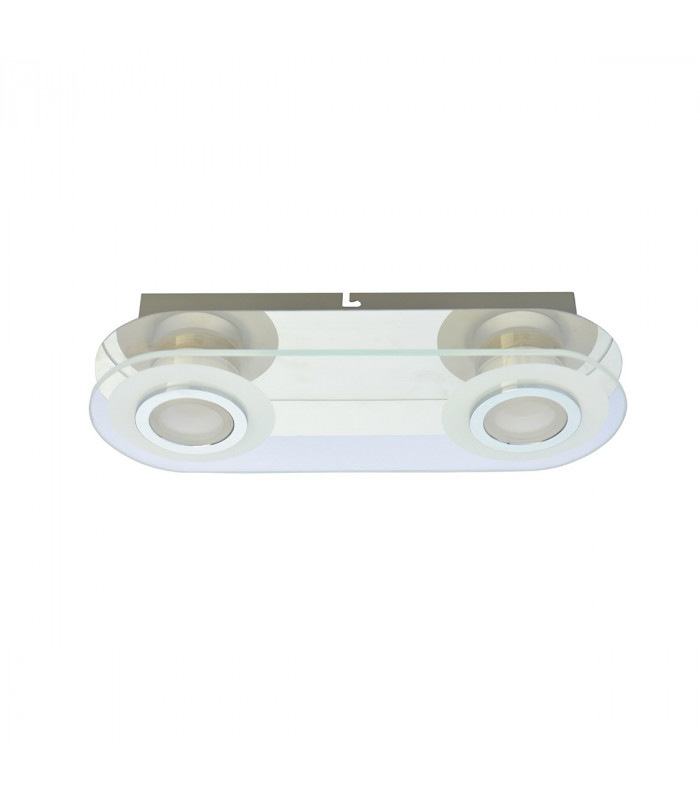 Flavio Modern 2 Light Twin Ceiling Spotlight LED 3000K-1