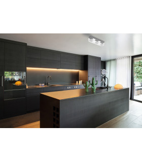 Flavio Modern 3 Light Ceiling Spotlight Bar LED 3000K-3