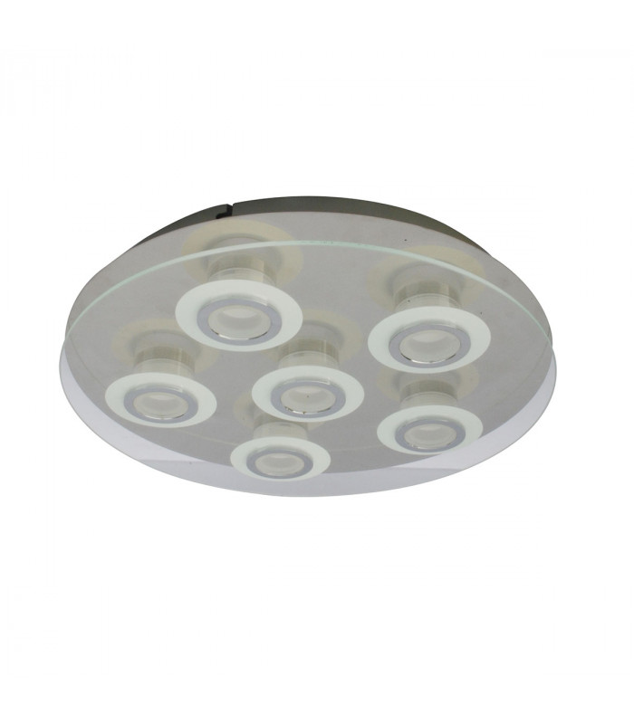 Flavio Modern 6 Light Shade Cluster Ceiling Light LED 3000K-1
