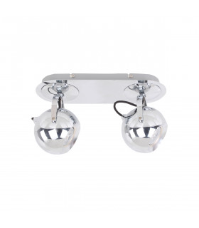 James Modern 2 Light Twin Ceiling Spotlight GU10-1