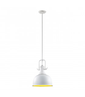 Laredo Industrial Retro 1 Light Dome Pendant Ceiling Light E27-1