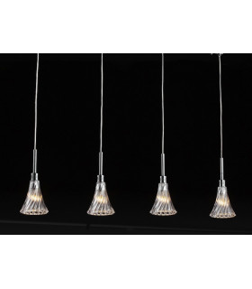 Patria Modern 4 Light Bar Pendant Ceiling Light G9-1