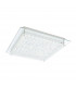 Penate Classic Patterned Glass Flush Ceiling Light LED 4000K-1
