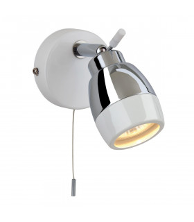 Marine 1 Light Single Switched Bathroom Ceiling Spotlight White