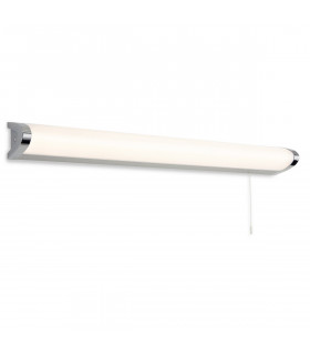 Amari 1 Light 14W Switched Bathroom Over Mirror Wall Light Chrome IP44