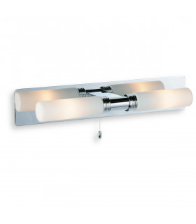 Spa 2 Light Switched Bathroom Over Mirror Wall Light Chrome