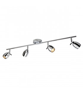 Marine 4 Light Spotlights Bar Bathroom Ceiling Light Chrome IP44