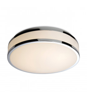 Atlantis LED Round Flush Bathroom Ceiling Light White Diffuser