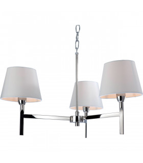 Transition 3 Light Multi Arm Ceiling Pendant Light Polished Stainless Steel