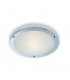 Rondo 1 Light Flush Ceiling Light Chrome
