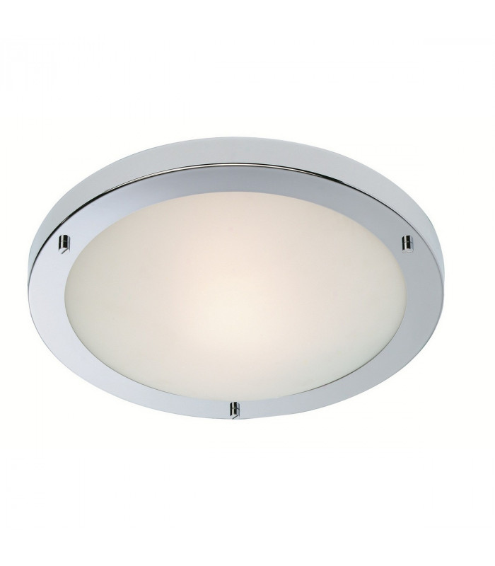Rondo LED 24 Light Flush Ceiling Light Chrome