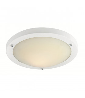 Rondo LED 24 Light Flush Ceiling Light Matt White