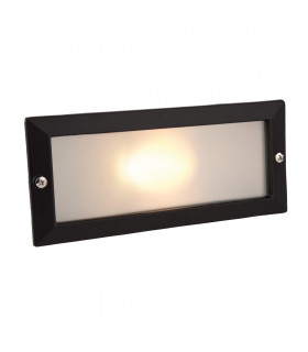 Brick 1 Light Outdoor Light Outdoor - Without Louvre Black